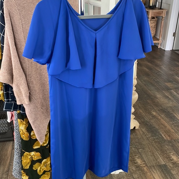 Ann Taylor Flutter Sleeve Dress - Picture 2 of 3